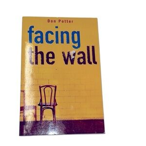 Yellow and Blue 'Facing the Wall' book spiritual